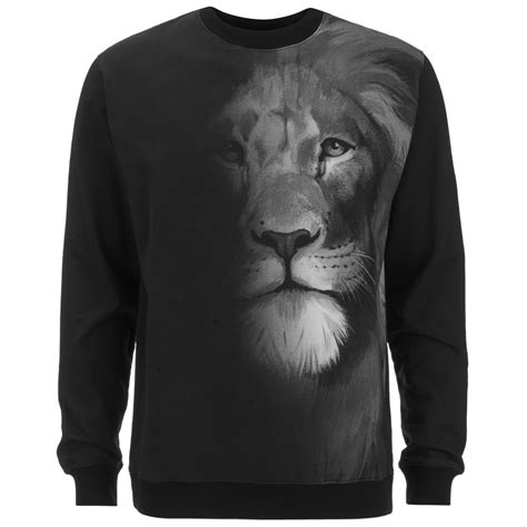 Versus Versace Men's Faded Lion Logo Sweatshirt 